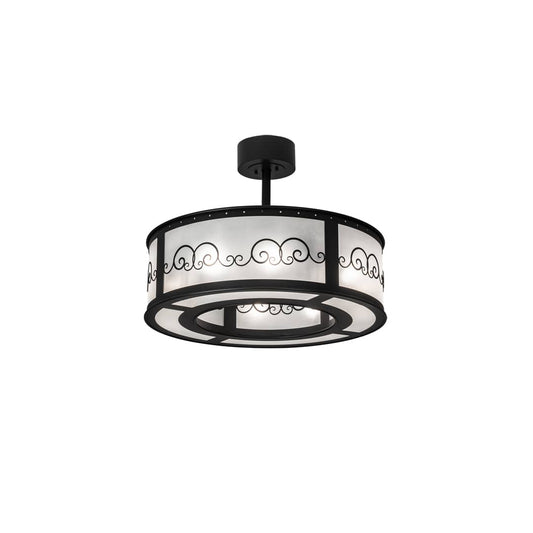 8 Light 28" Wide Pendant