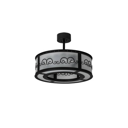 8 Light 28" Wide Pendant