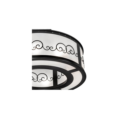 8 Light 28" Wide Pendant