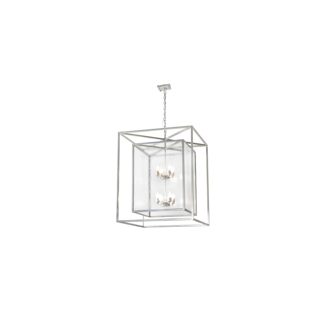 8 Light 48" Wide Taper Candle Pendant