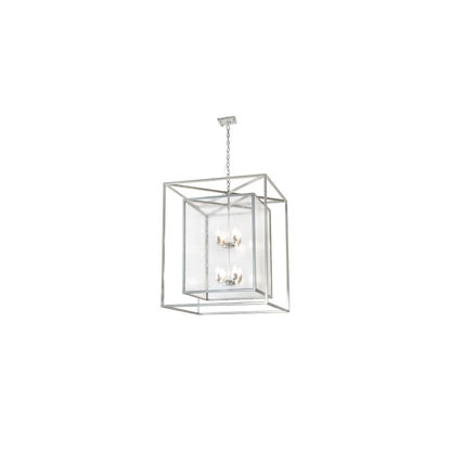 8 Light 48" Wide Taper Candle Pendant