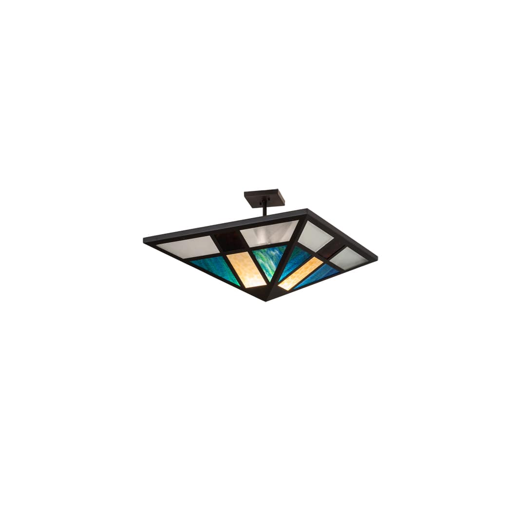 Polaris 43" Wide Semi-Flush Ceiling Fixture