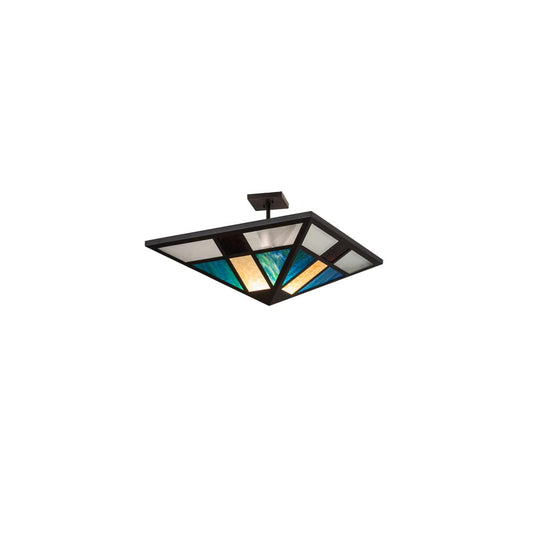 Polaris 43" Wide Semi-Flush Ceiling Fixture
