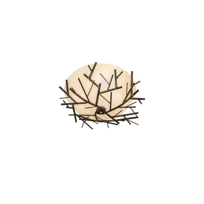 Branches 4 Light 23" Wide Semi-Flush Bowl Ceiling Fixture