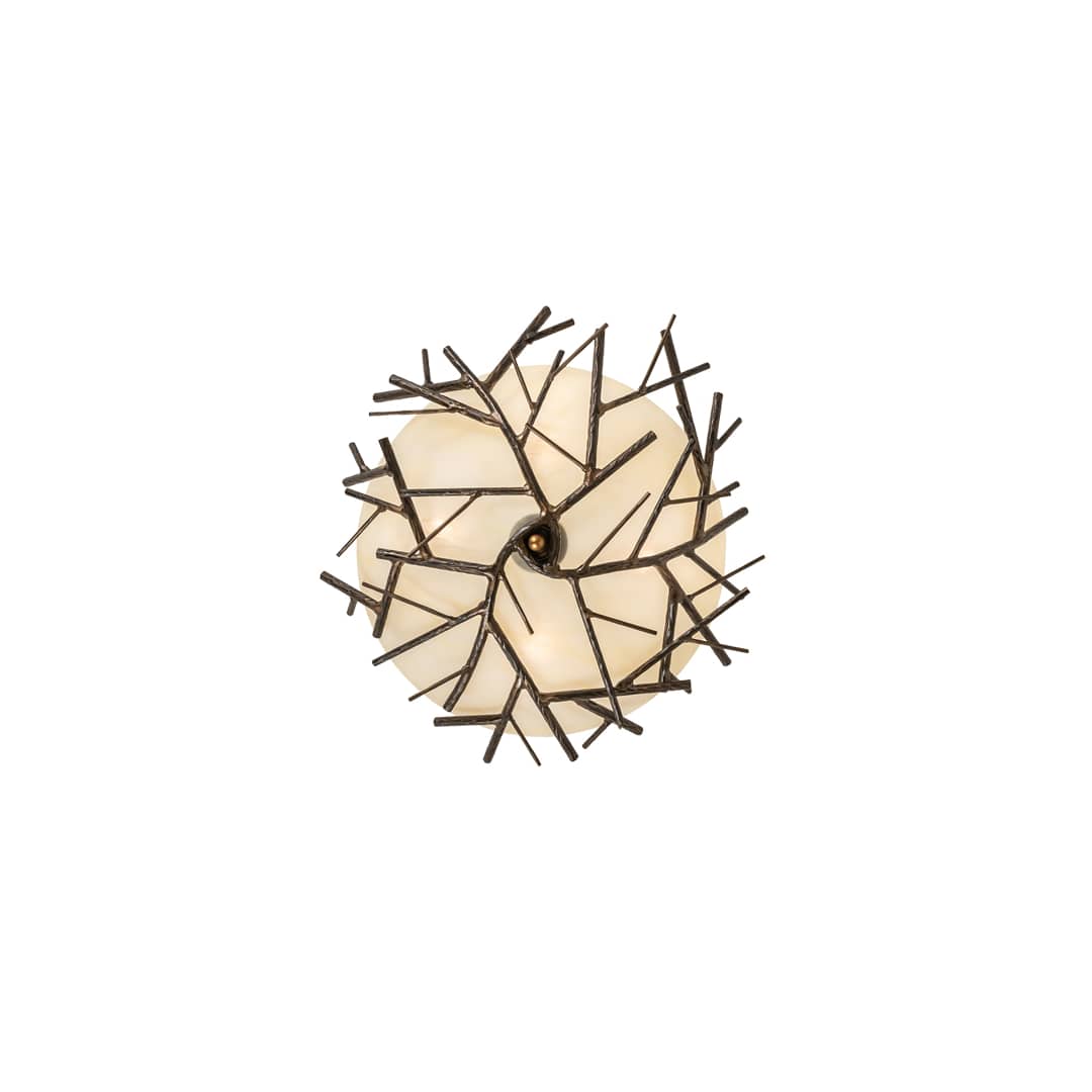 Branches 4 Light 23" Wide Semi-Flush Bowl Ceiling Fixture