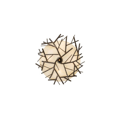 Branches 4 Light 23" Wide Semi-Flush Bowl Ceiling Fixture