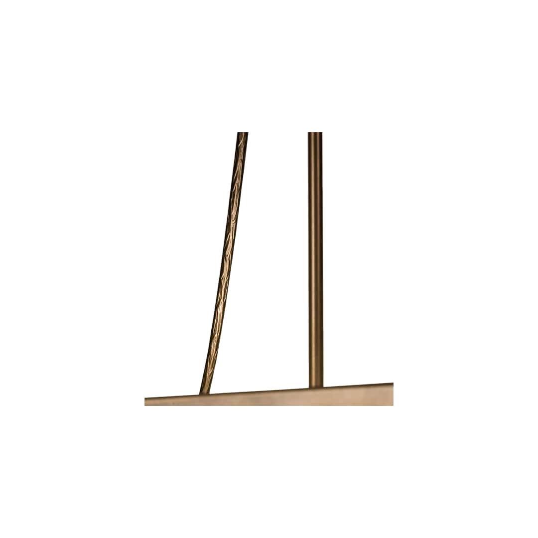 Pinecone 4 Light 33" Wide Semi-Flush Ceiling Fixture