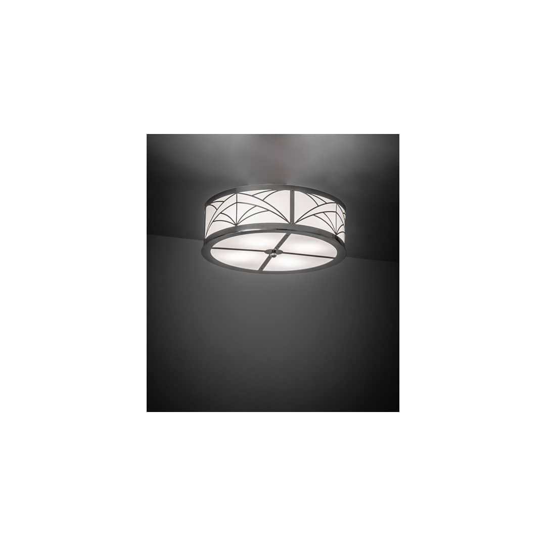 Revival Deco Cilindro 4 Light 22" Wide Semi-Flush Drum Ceiling Fixture