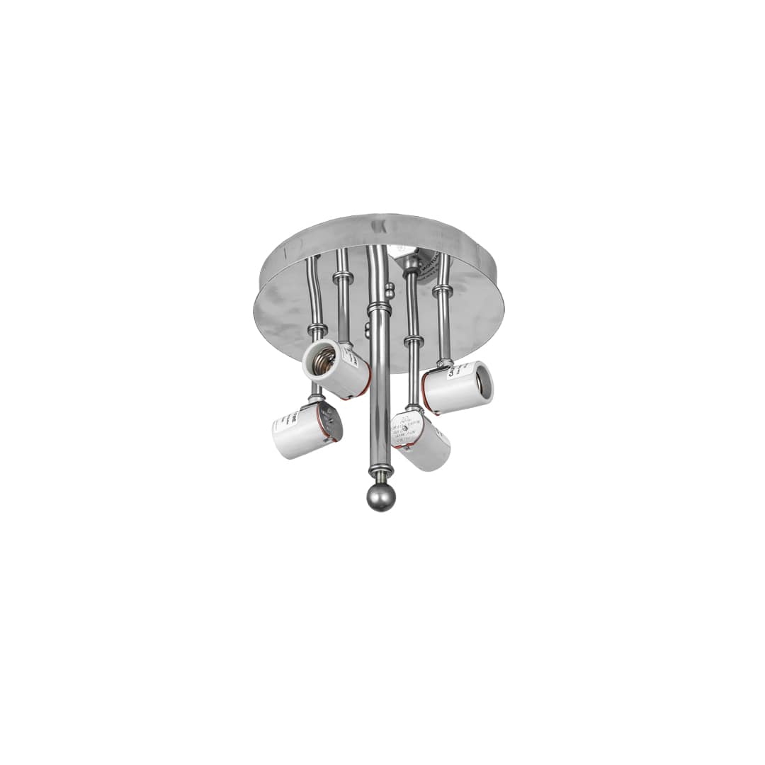 Revival Deco Cilindro 4 Light 22" Wide Semi-Flush Drum Ceiling Fixture