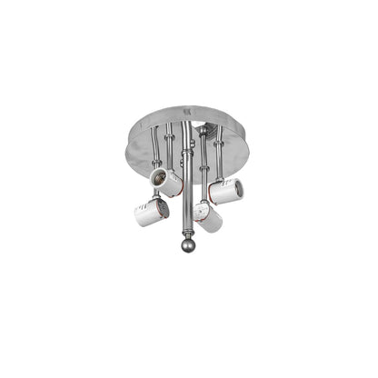 Revival Deco Cilindro 4 Light 22" Wide Semi-Flush Drum Ceiling Fixture