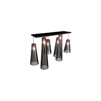 6 Light 13" Wide Multi Light Pendant