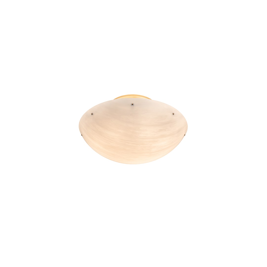 Artesia 12 Light 60" Wide Semi-Flush Bowl Ceiling Fixture - Gold Metallic Finish