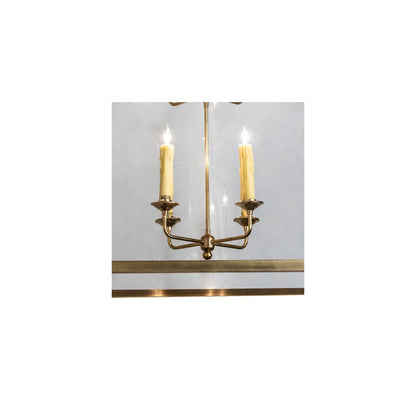 8 Light 45" Wide Taper Candle Pendant