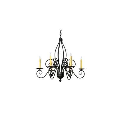 Squire 6 Light 28" Wide Taper Candle Style Chandelier
