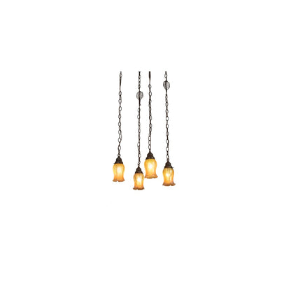 4 Light 21" Wide Multi Light Pendant