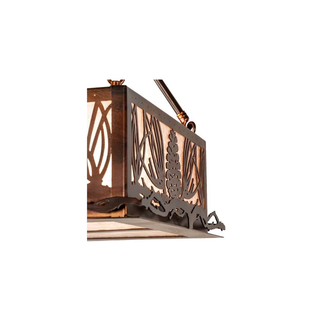 6 Light 36" Wide Linear Pendant