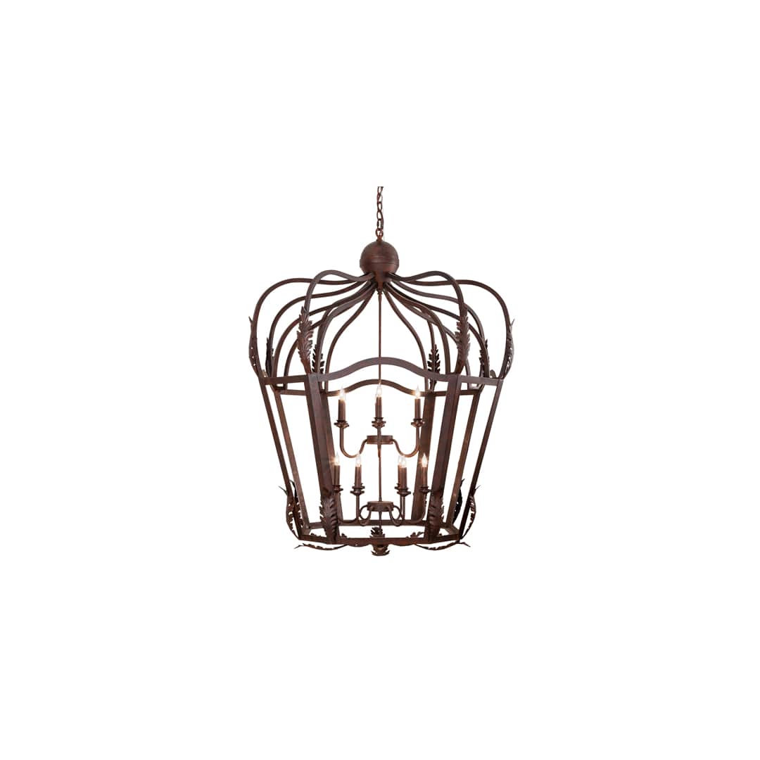 12 Light 43" Wide Taper Candle Pendant