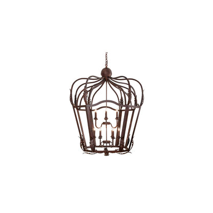 12 Light 43" Wide Taper Candle Pendant