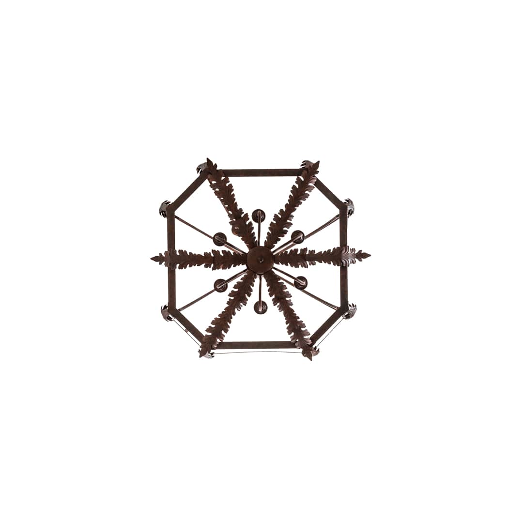 12 Light 43" Wide Taper Candle Pendant