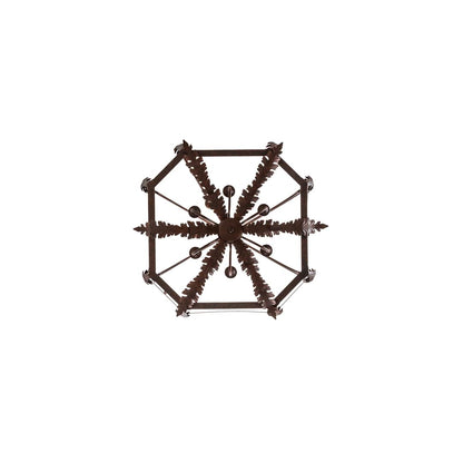 12 Light 43" Wide Taper Candle Pendant