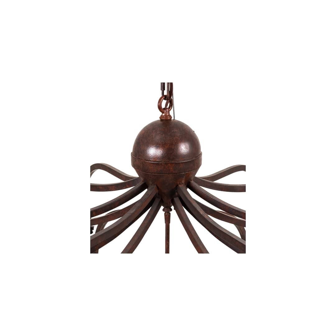 12 Light 43" Wide Taper Candle Pendant