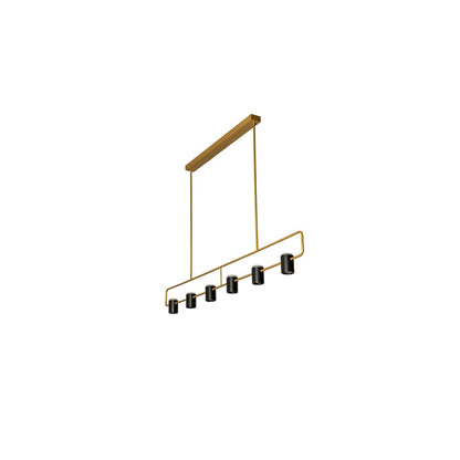 6 Light 72" Wide Linear Pendant