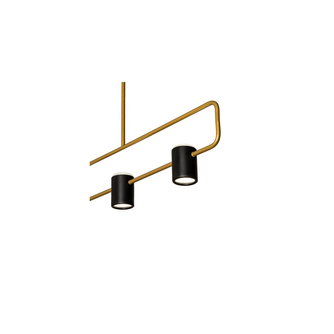 6 Light 72" Wide Linear Pendant