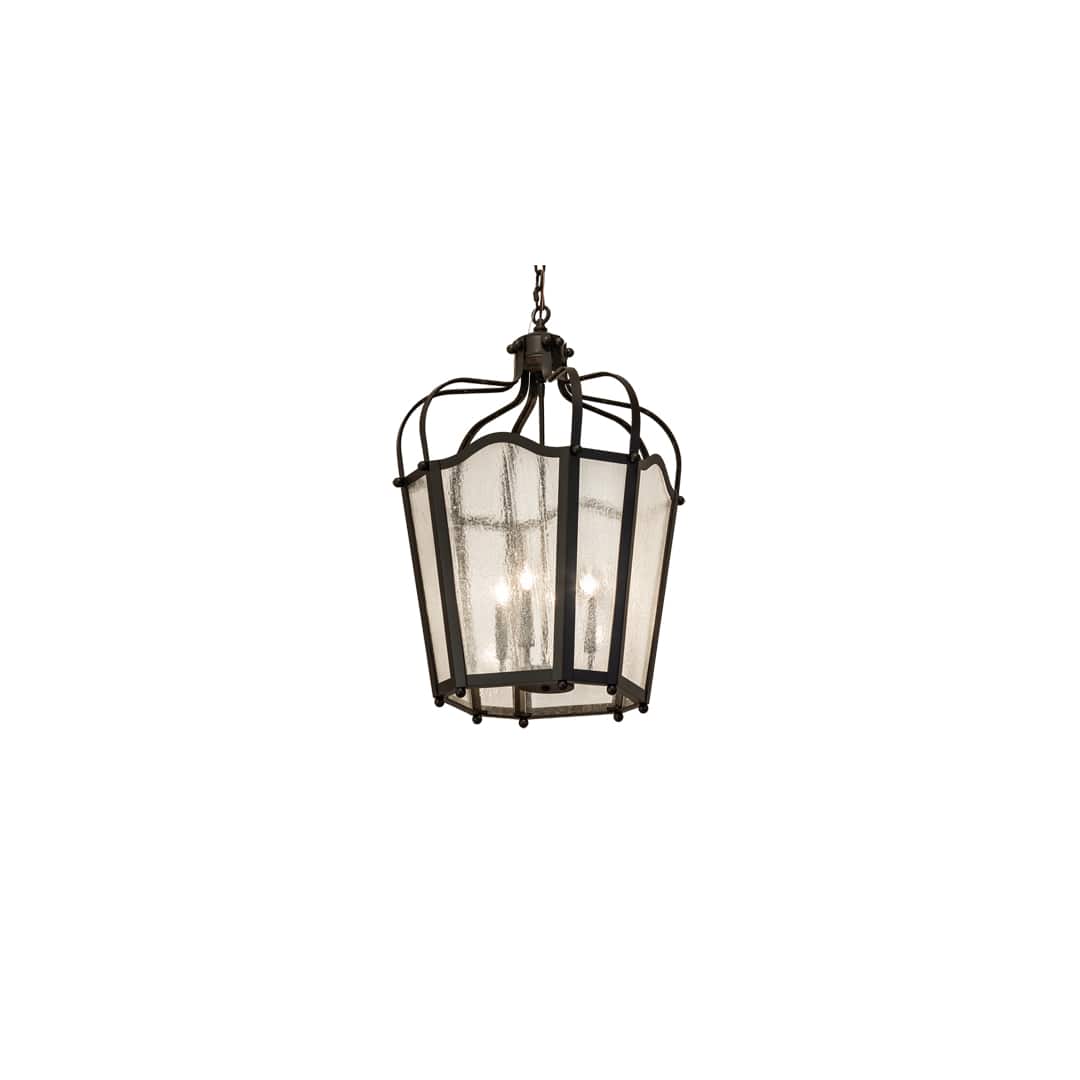 4 Light 22" Wide Taper Candle Pendant