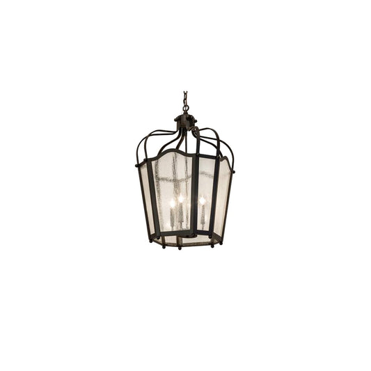 4 Light 22" Wide Taper Candle Pendant