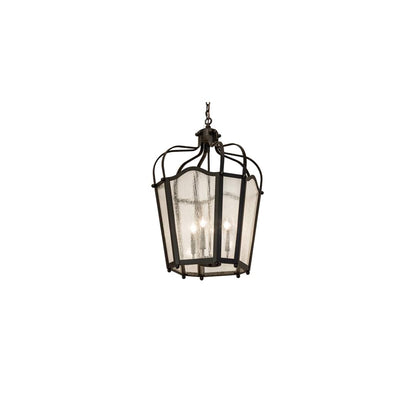 4 Light 22" Wide Taper Candle Pendant