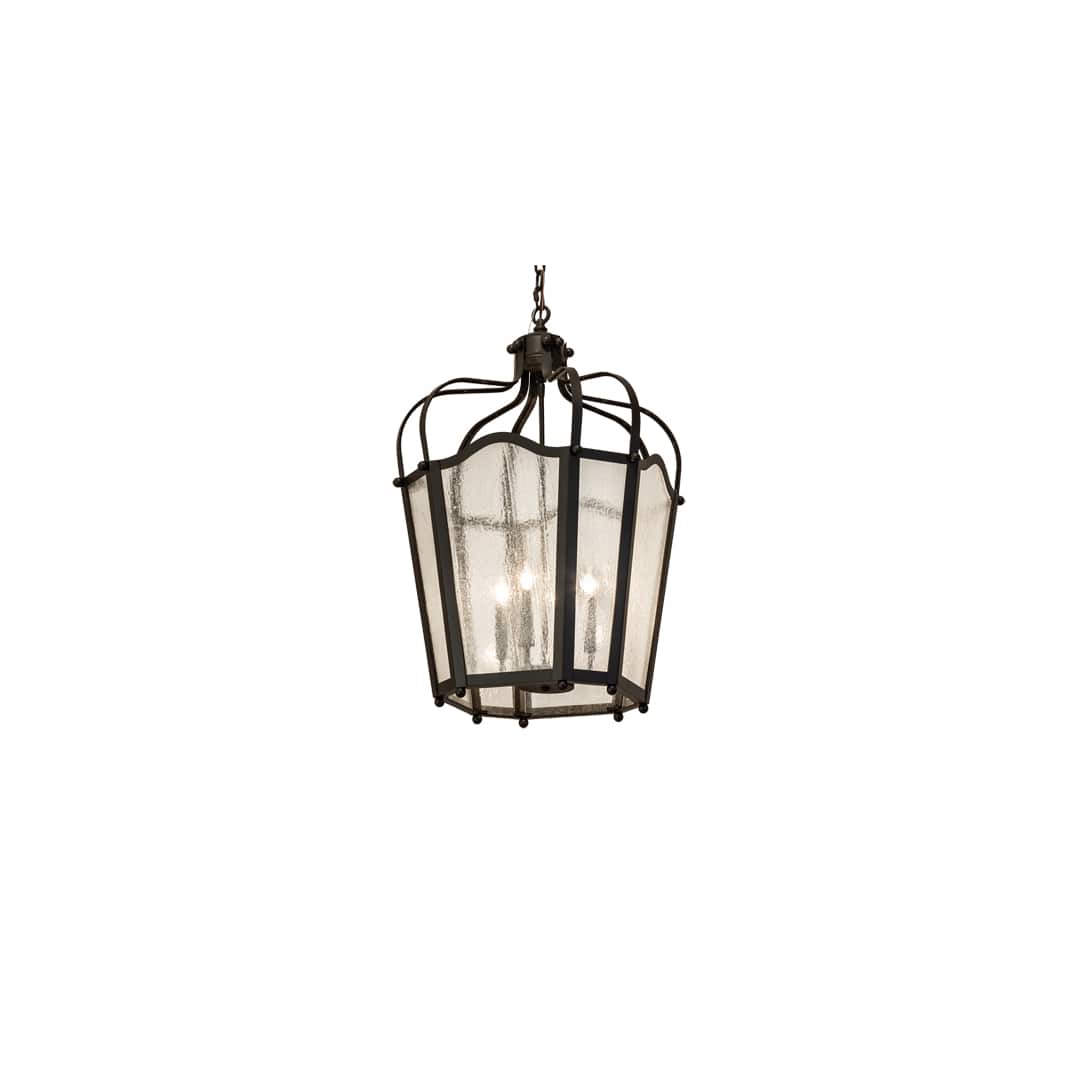 4 Light 22" Wide Taper Candle Pendant