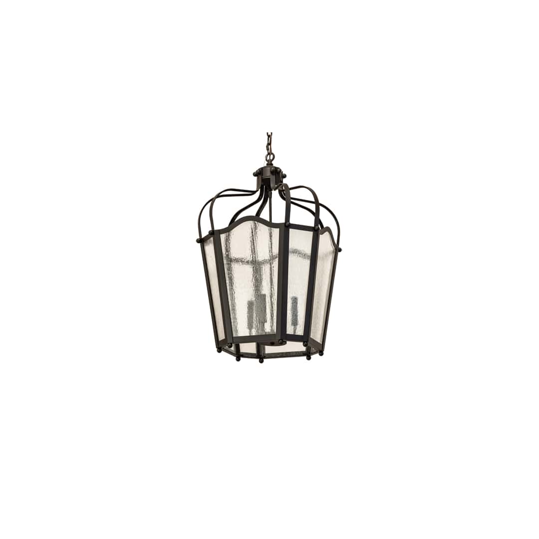 4 Light 22" Wide Taper Candle Pendant