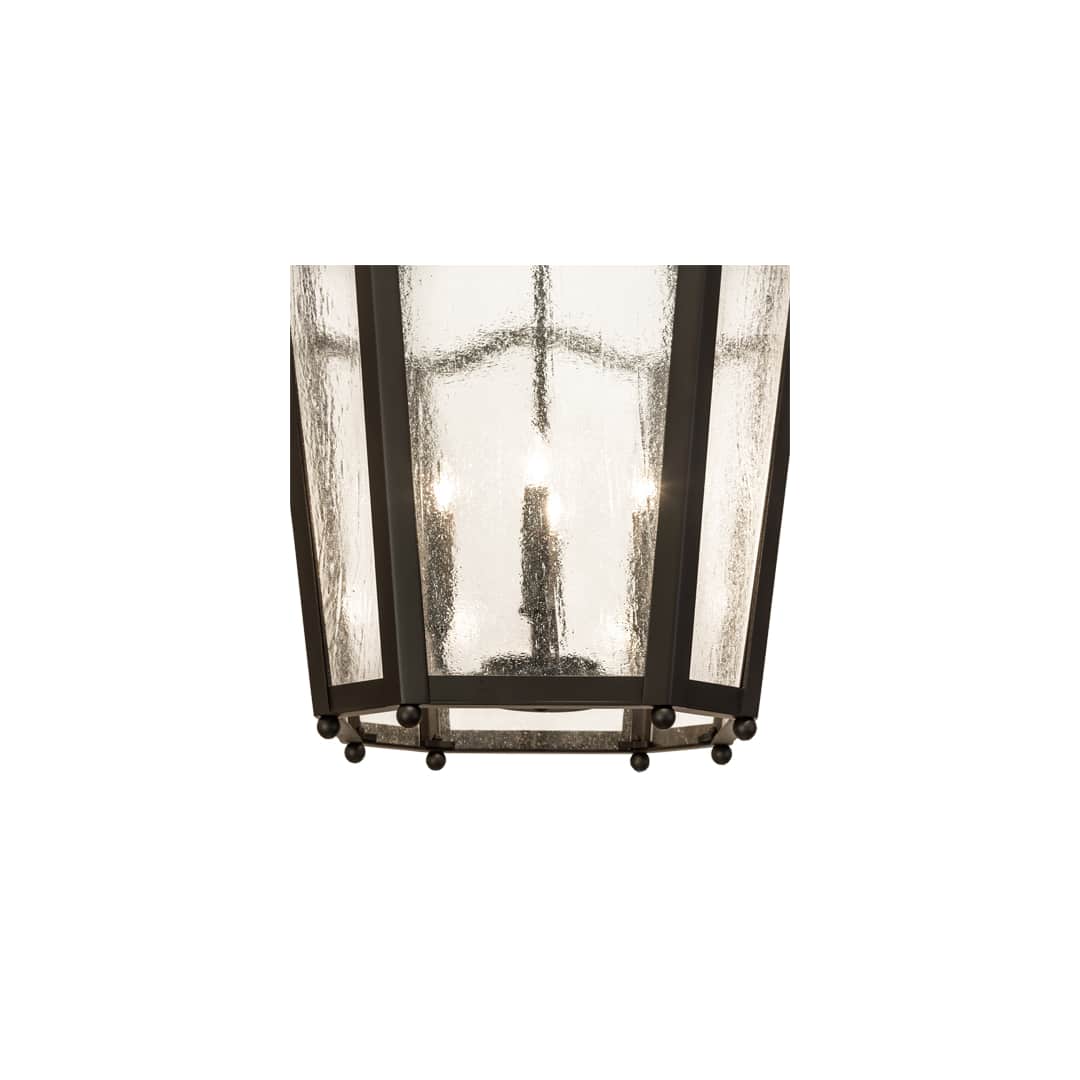 4 Light 22" Wide Taper Candle Pendant