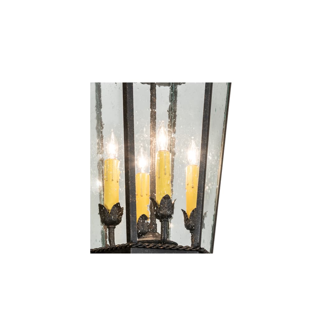 4 Light 14" Wide Taper Candle Pendant