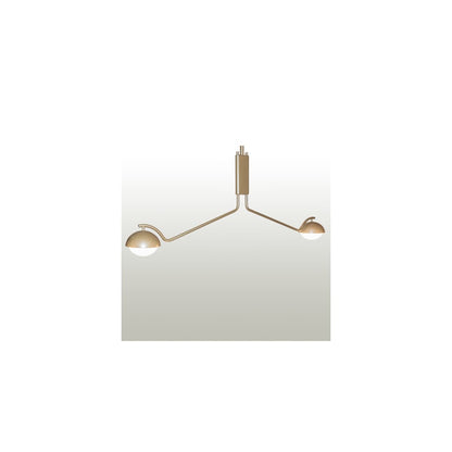 2 Light 63" Wide Linear Pendant