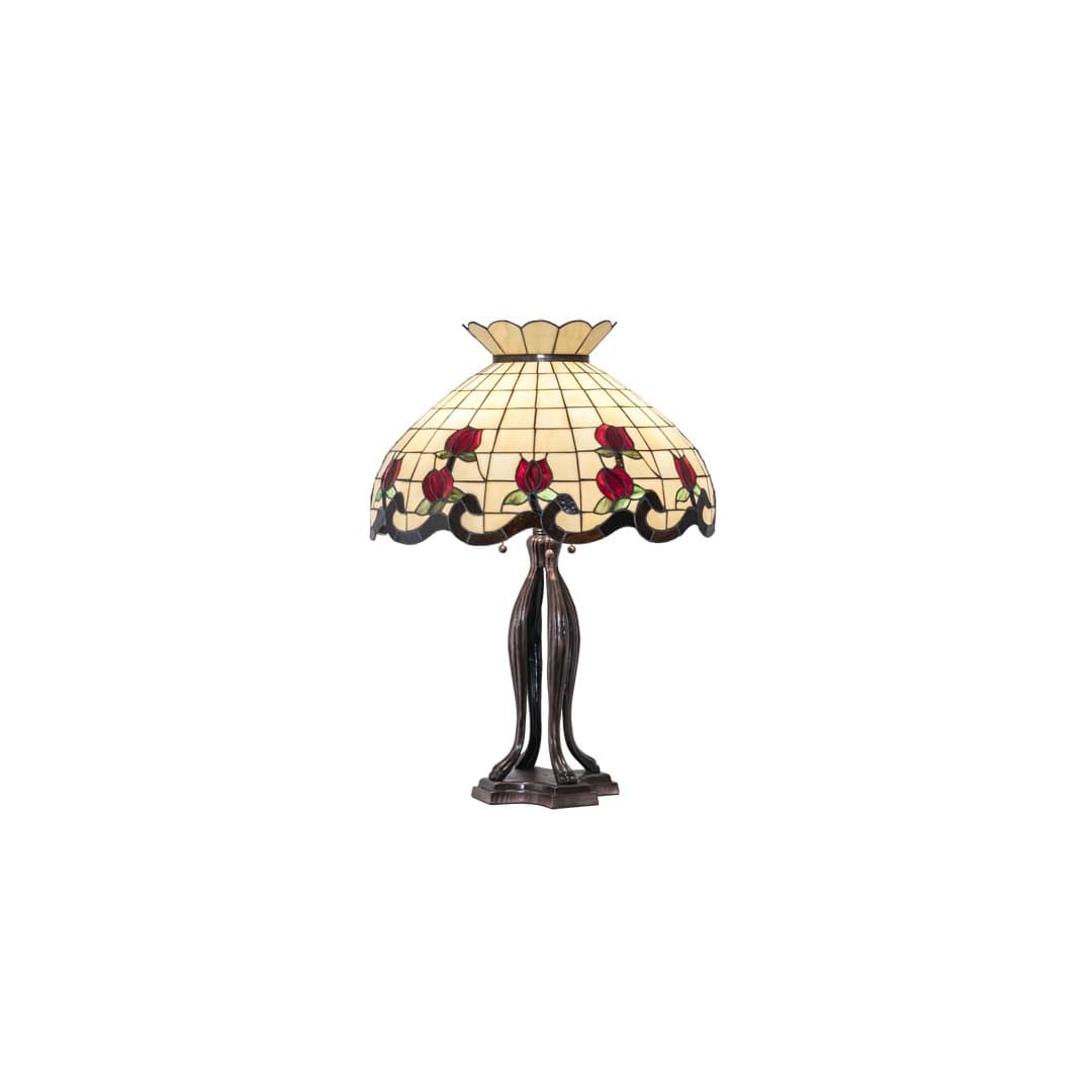 Roseborder 3 Light 32" Tall Buffet Table Lamp
