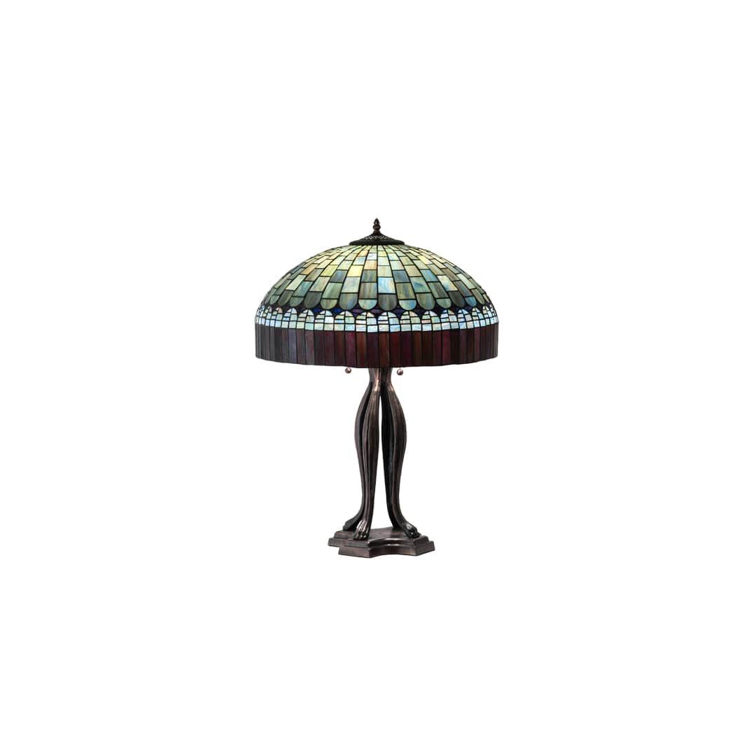 Tiffany Candice 3 Light 30" Tall Buffet Table Lamp