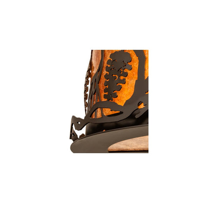 4 Light 18" Wide Abstract Pendant