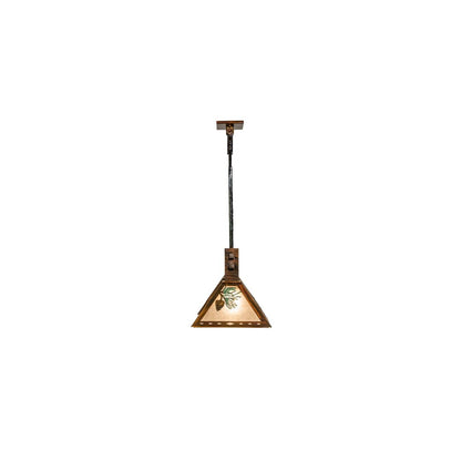 3 Light 45" Wide Abstract Linear Pendant