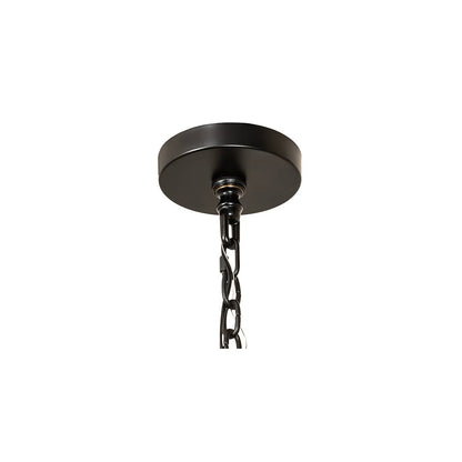 12 Light 36" Wide Taper Candle Pendant