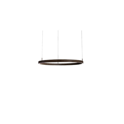 42" Wide Wood Pendant