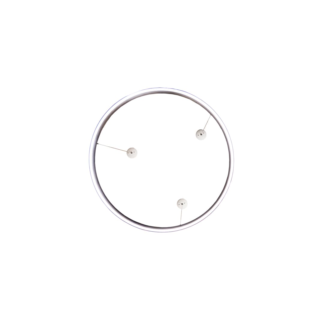 42" Wide Wood Pendant