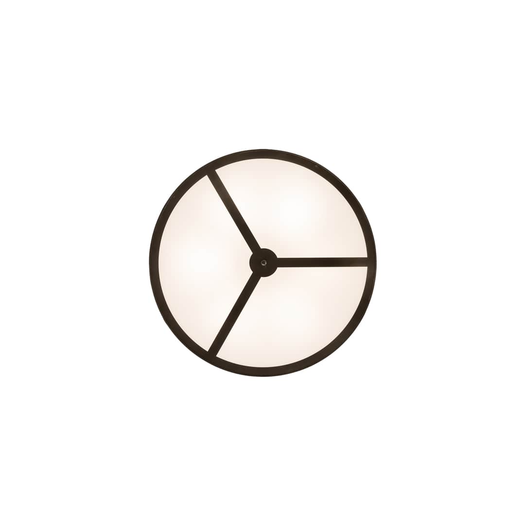 Horseshoe 6 Light 36" Wide Semi-Flush Drum Ceiling Fixture