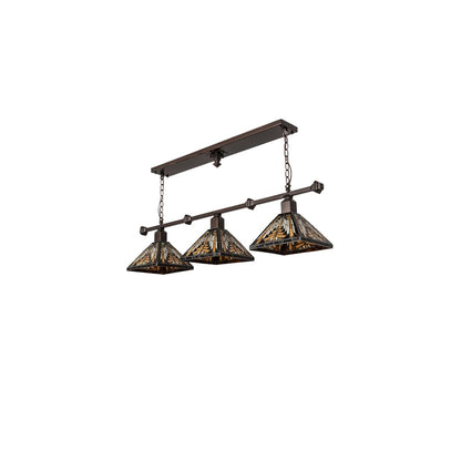 3 Light 48" Wide Linear Pendant