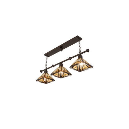 3 Light 48" Wide Linear Pendant