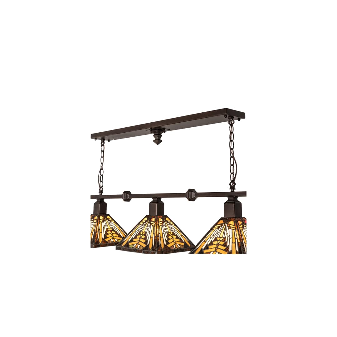 3 Light 48" Wide Linear Pendant