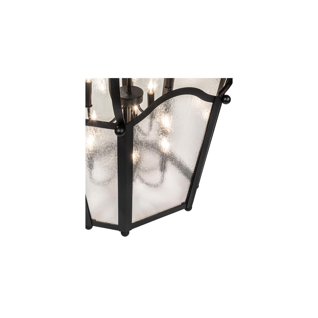 10 Light 33" Wide Taper Candle Pendant