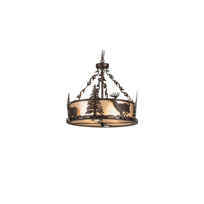 4 Light 26" Wide Pendant