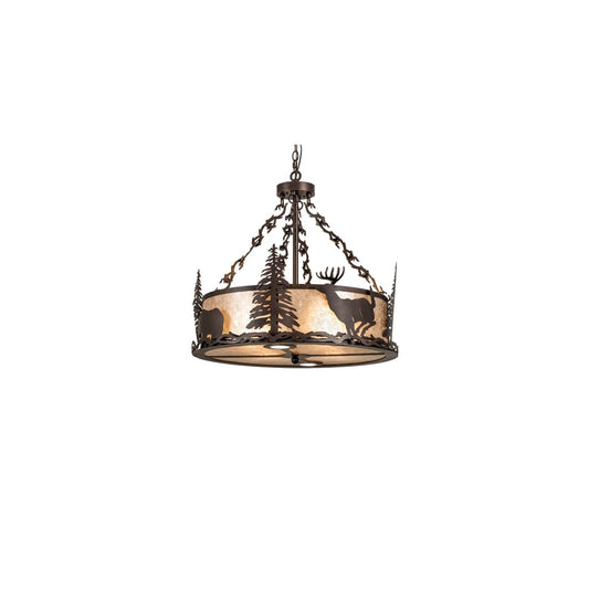 4 Light 26" Wide Pendant