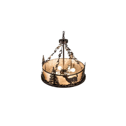 4 Light 26" Wide Pendant